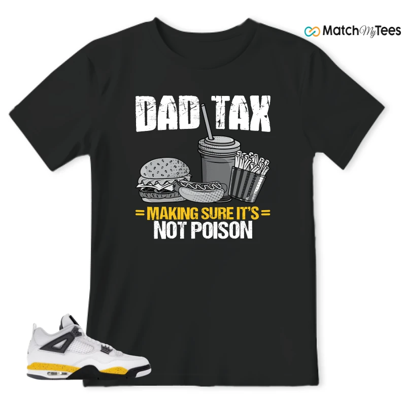 NIKE AIR JORDAN 4 RARE AIR TOUR YELLOW SNEAKER Matching Tees t-shirt
