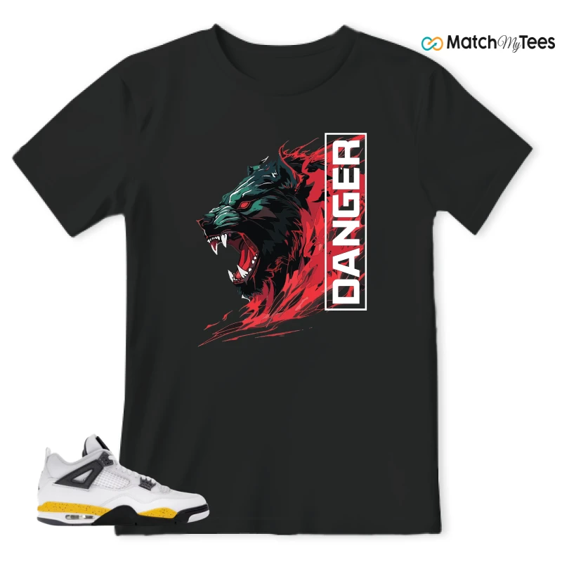 NIKE AIR JORDAN 4 RARE AIR TOUR YELLOW SNEAKER Matching Tees t-shirt