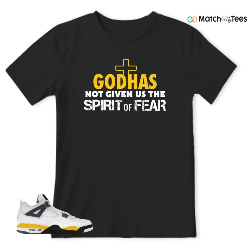 NIKE AIR JORDAN 4 RARE AIR TOUR YELLOW SNEAKER Matching Tees t-shirt