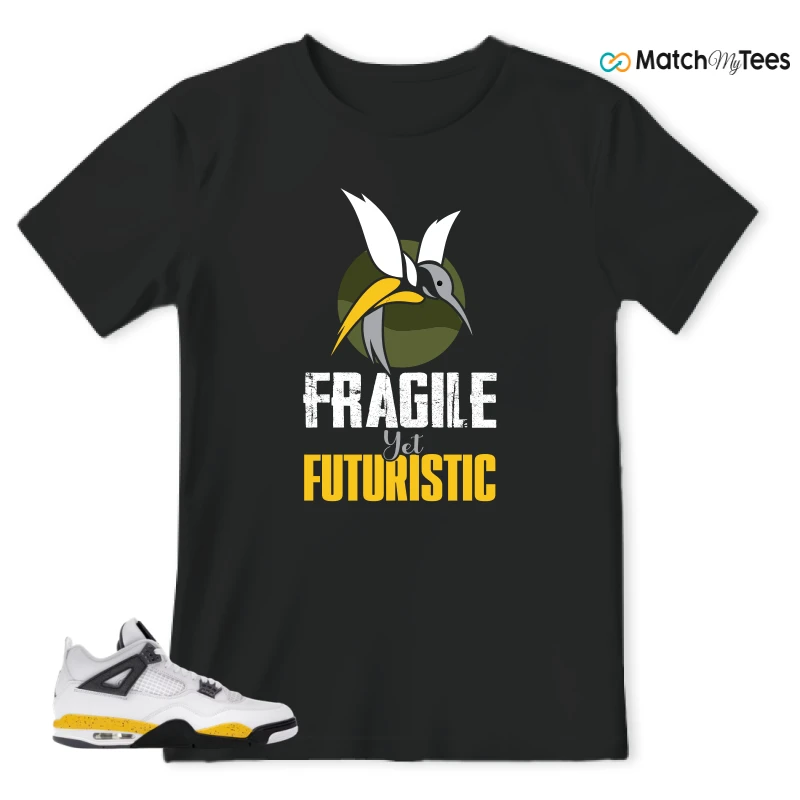 NIKE AIR JORDAN 4 RARE AIR TOUR YELLOW SNEAKER Matching Tees t-shirt