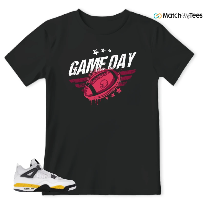 NIKE AIR JORDAN 4 RARE AIR TOUR YELLOW SNEAKER Matching Tees t-shirt