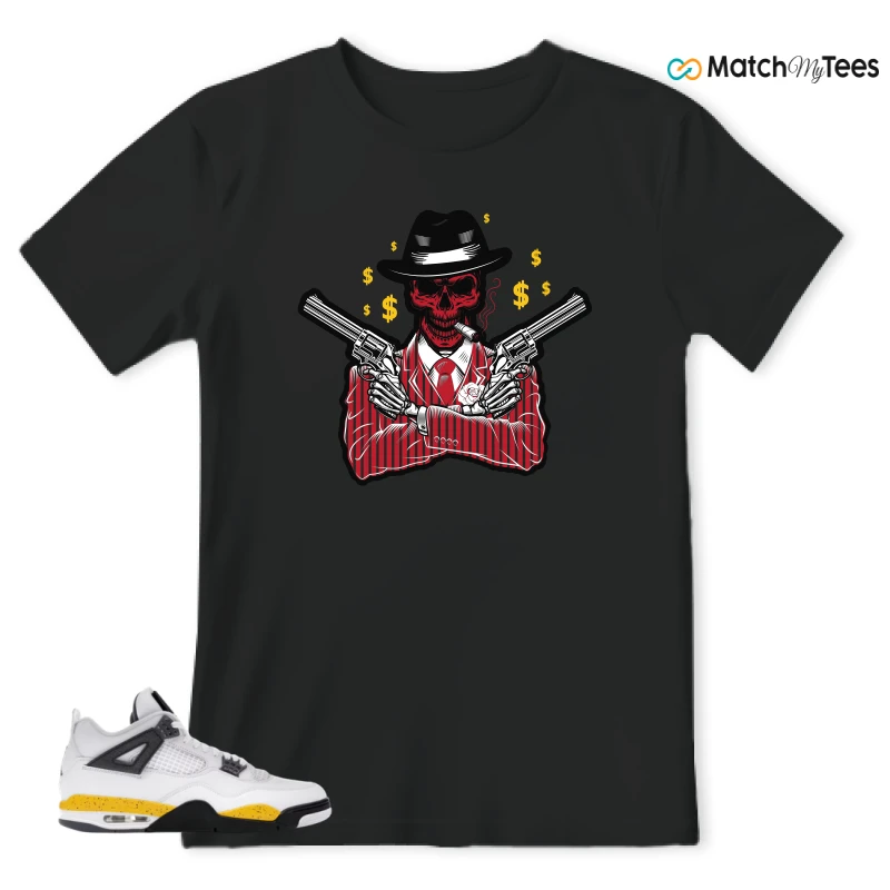 NIKE AIR JORDAN 4 RARE AIR TOUR YELLOW SNEAKER Matching Tees t-shirt
