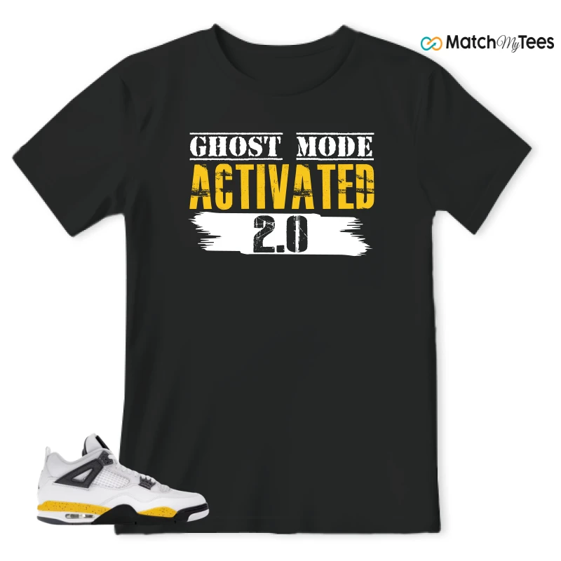 NIKE AIR JORDAN 4 RARE AIR TOUR YELLOW SNEAKER Matching Tees t-shirt