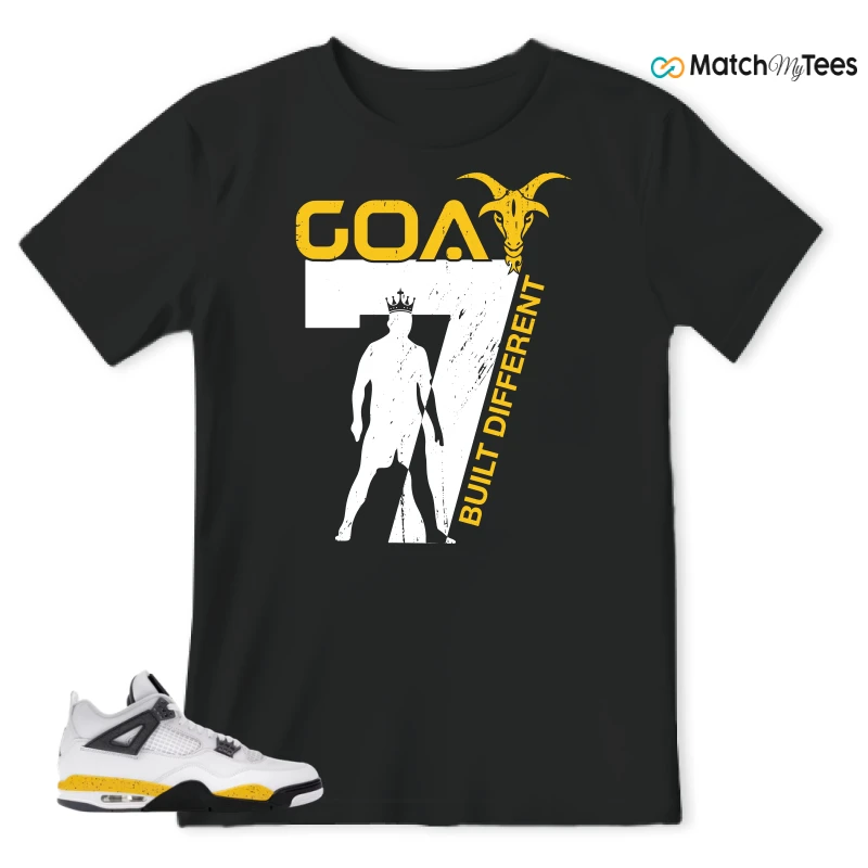 NIKE AIR JORDAN 4 RARE AIR TOUR YELLOW SNEAKER Matching Tees t-shirt