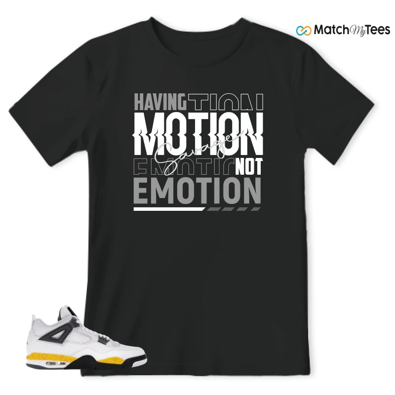 NIKE AIR JORDAN 4 RARE AIR TOUR YELLOW SNEAKER Matching Tees t-shirt