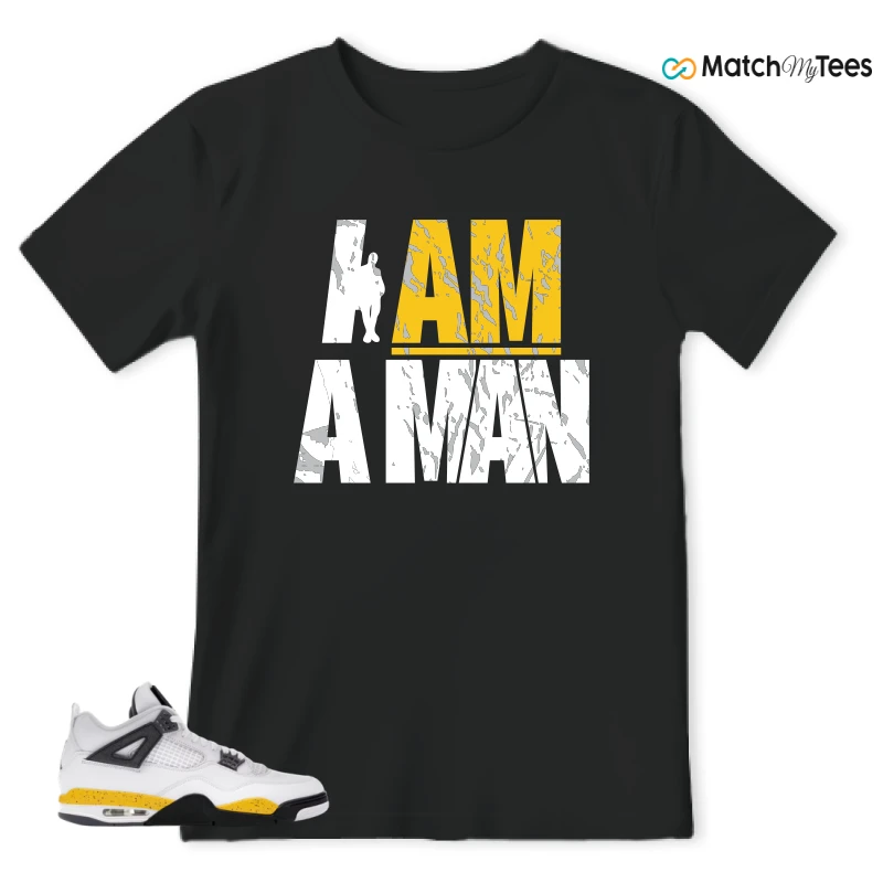 NIKE AIR JORDAN 4 RARE AIR TOUR YELLOW SNEAKER Matching Tees t-shirt