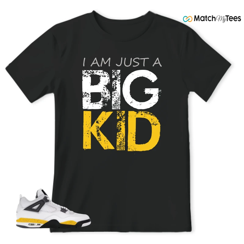 NIKE AIR JORDAN 4 RARE AIR TOUR YELLOW SNEAKER Matching Tees t-shirt