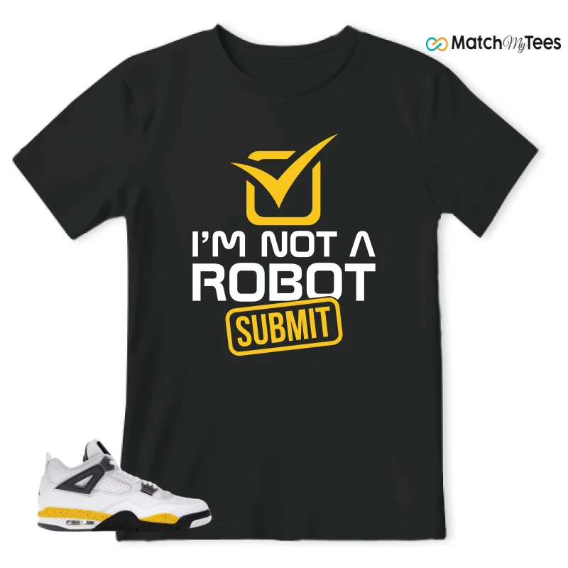 NIKE AIR JORDAN 4 RARE AIR TOUR YELLOW SNEAKER Matching Tees t-shirt
