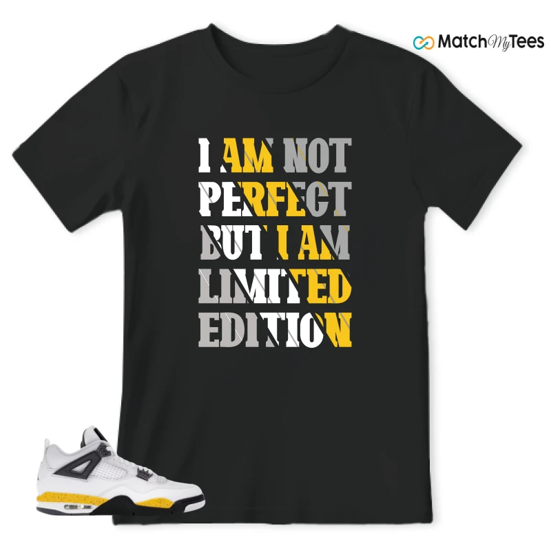 NIKE AIR JORDAN 4 RARE AIR TOUR YELLOW SNEAKER Matching Tees t-shirt