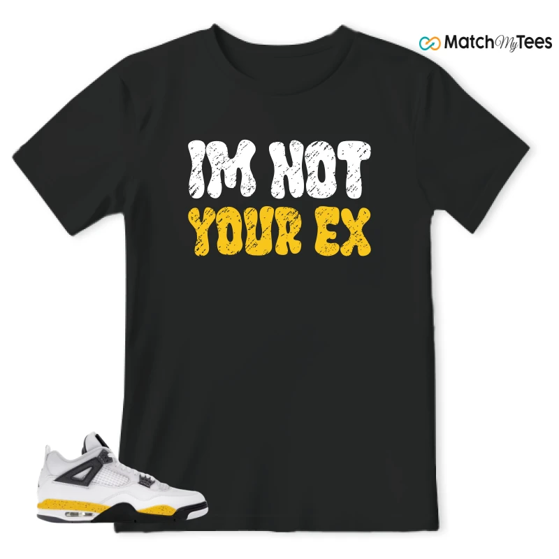 NIKE AIR JORDAN 4 RARE AIR TOUR YELLOW SNEAKER Matching Tees t-shirt
