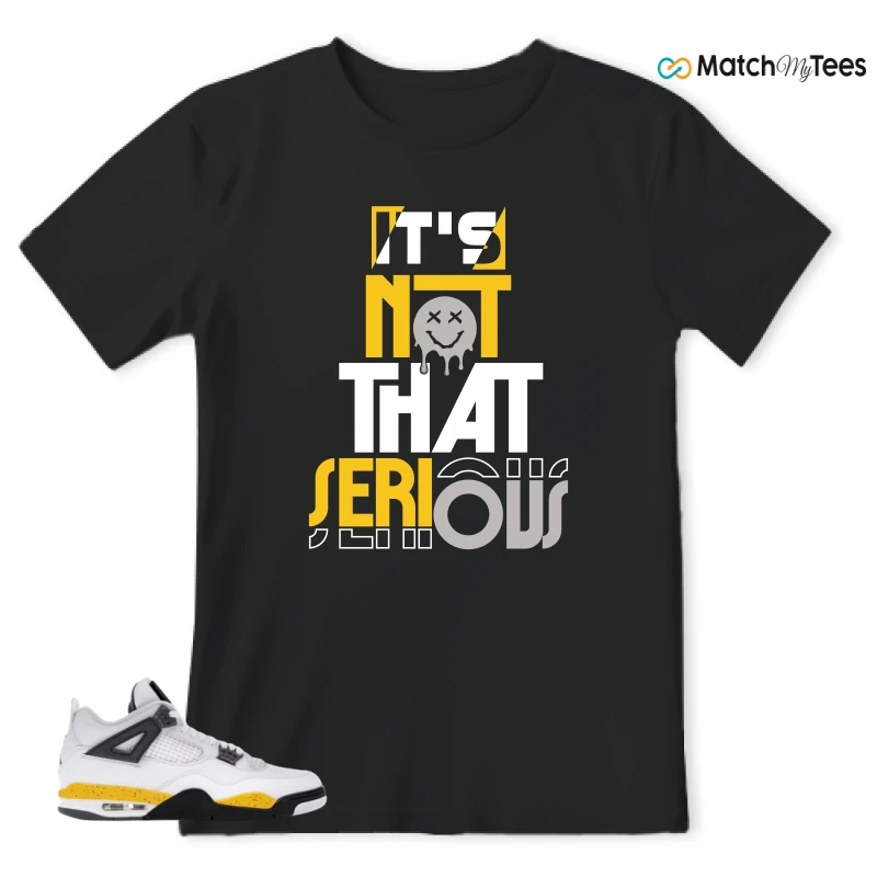 NIKE AIR JORDAN 4 RARE AIR TOUR YELLOW SNEAKER Matching Tees t-shirt
