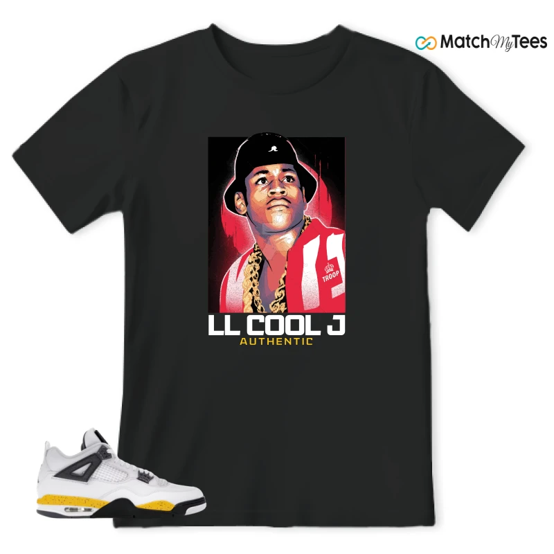 NIKE AIR JORDAN 4 RARE AIR TOUR YELLOW SNEAKER Matching Tees t-shirt