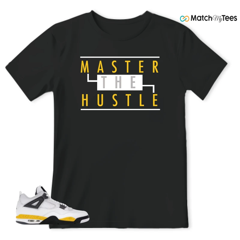 NIKE AIR JORDAN 4 RARE AIR TOUR YELLOW SNEAKER Matching Tees t-shirt