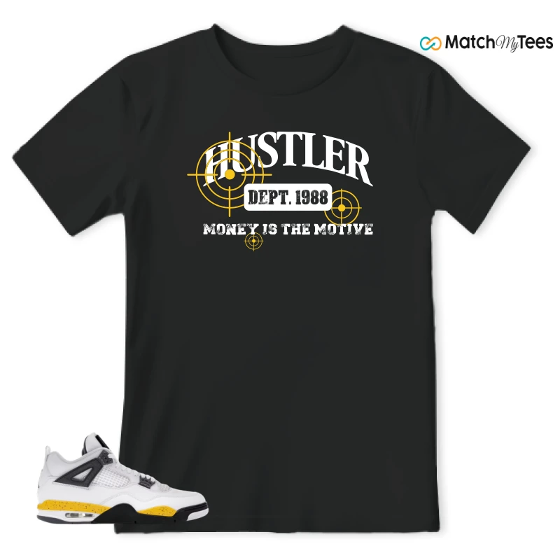 NIKE AIR JORDAN 4 RARE AIR TOUR YELLOW SNEAKER Matching Tees t-shirt