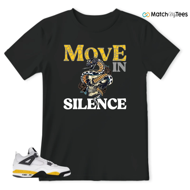 NIKE AIR JORDAN 4 RARE AIR TOUR YELLOW SNEAKER Matching Tees t-shirt