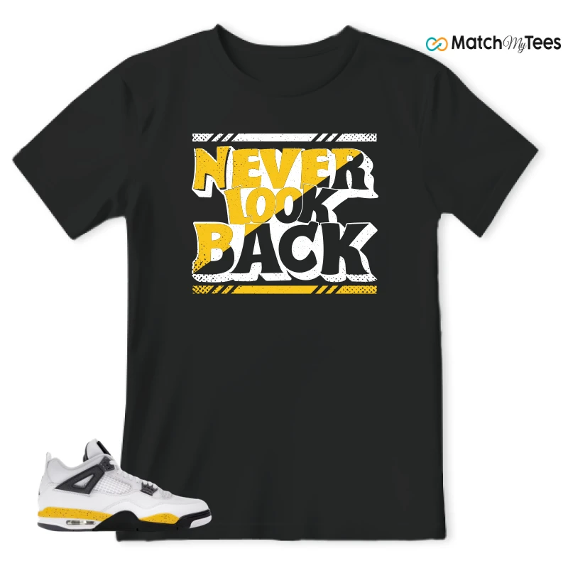 NIKE AIR JORDAN 4 RARE AIR TOUR YELLOW SNEAKER Matching Tees t-shirt