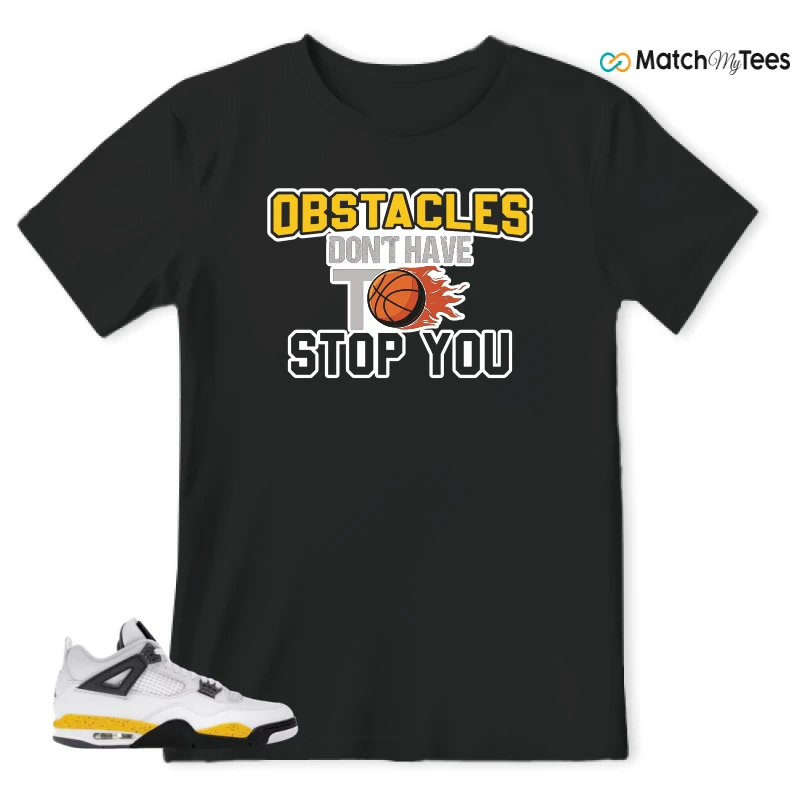 NIKE AIR JORDAN 4 RARE AIR TOUR YELLOW SNEAKER Matching Tees t-shirt