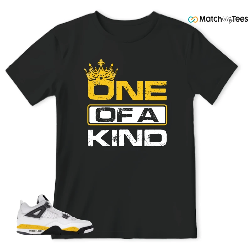 NIKE AIR JORDAN 4 RARE AIR TOUR YELLOW SNEAKER Matching Tees t-shirt