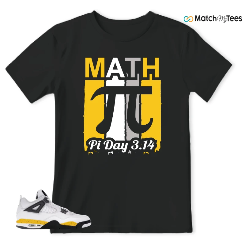 NIKE AIR JORDAN 4 RARE AIR TOUR YELLOW SNEAKER Matching Tees t-shirt