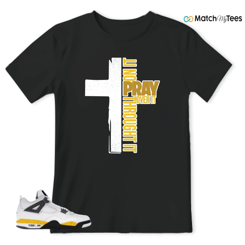 NIKE AIR JORDAN 4 RARE AIR TOUR YELLOW SNEAKER Matching Tees t-shirt
