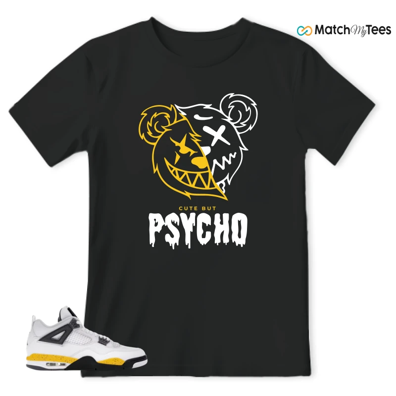 NIKE AIR JORDAN 4 RARE AIR TOUR YELLOW SNEAKER Matching Tees t-shirt