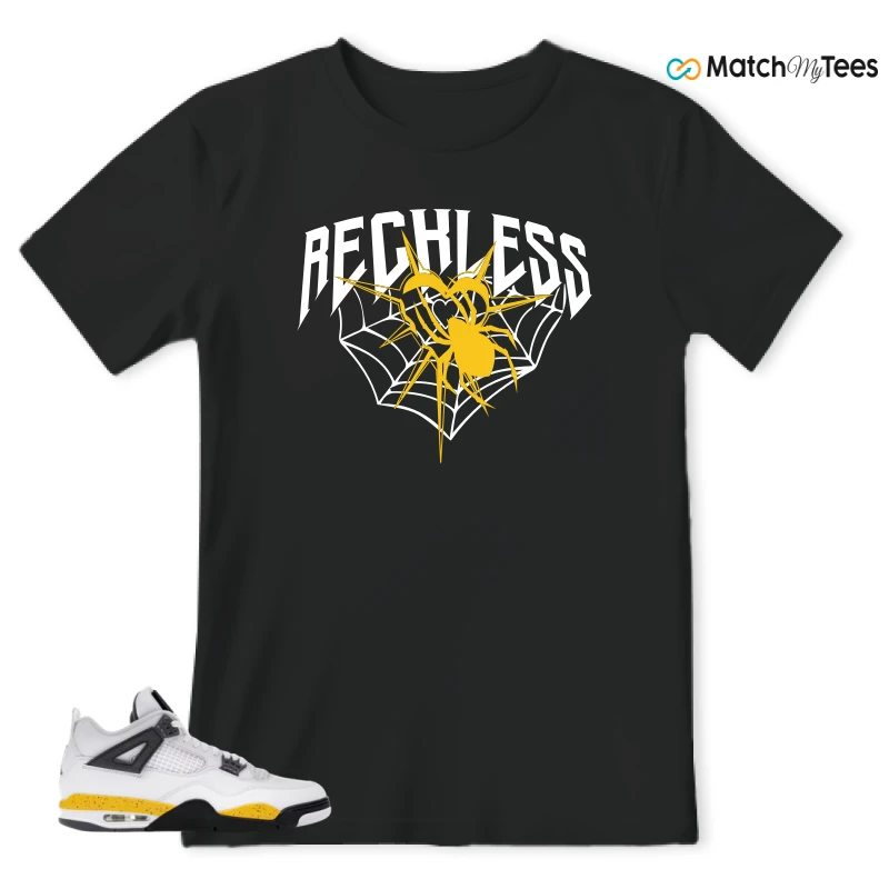 NIKE AIR JORDAN 4 RARE AIR TOUR YELLOW SNEAKER Matching Tees t-shirt