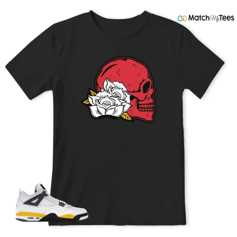 NIKE AIR JORDAN 4 RARE AIR TOUR YELLOW SNEAKER Matching Tees t-shirt