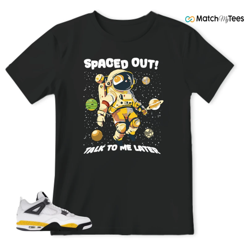 NIKE AIR JORDAN 4 RARE AIR TOUR YELLOW SNEAKER Matching Tees t-shirt
