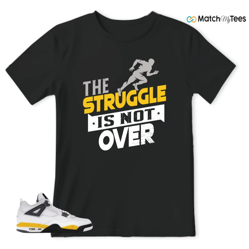 NIKE AIR JORDAN 4 RARE AIR TOUR YELLOW SNEAKER Matching Tees t-shirt