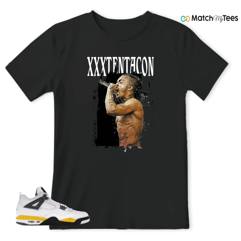 NIKE AIR JORDAN 4 RARE AIR TOUR YELLOW SNEAKER Matching Tees t-shirt