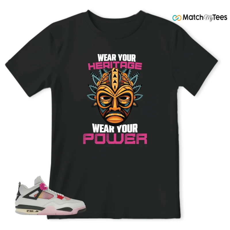 NIKE AIR JORDAN 4 RETRO COMIC SNEAKER Matching Tees t-shirt