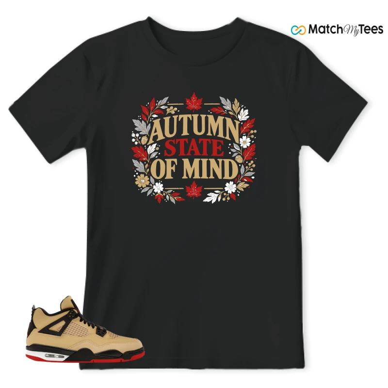 NIKE AIR JORDAN 4 RETRO GS PIZZA SNEAKER Matching Tees t-shirt