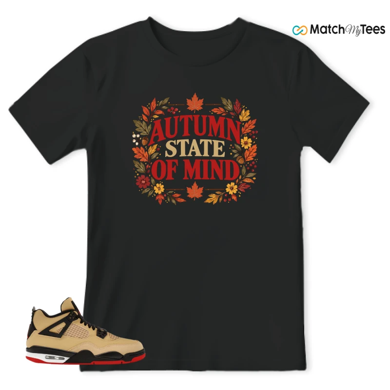 NIKE AIR JORDAN 4 RETRO GS PIZZA SNEAKER Matching Tees t-shirt