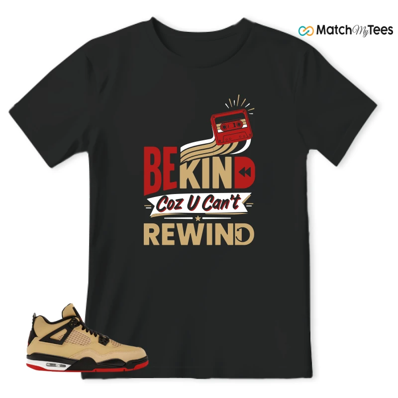 NIKE AIR JORDAN 4 RETRO GS PIZZA SNEAKER Matching Tees t-shirt