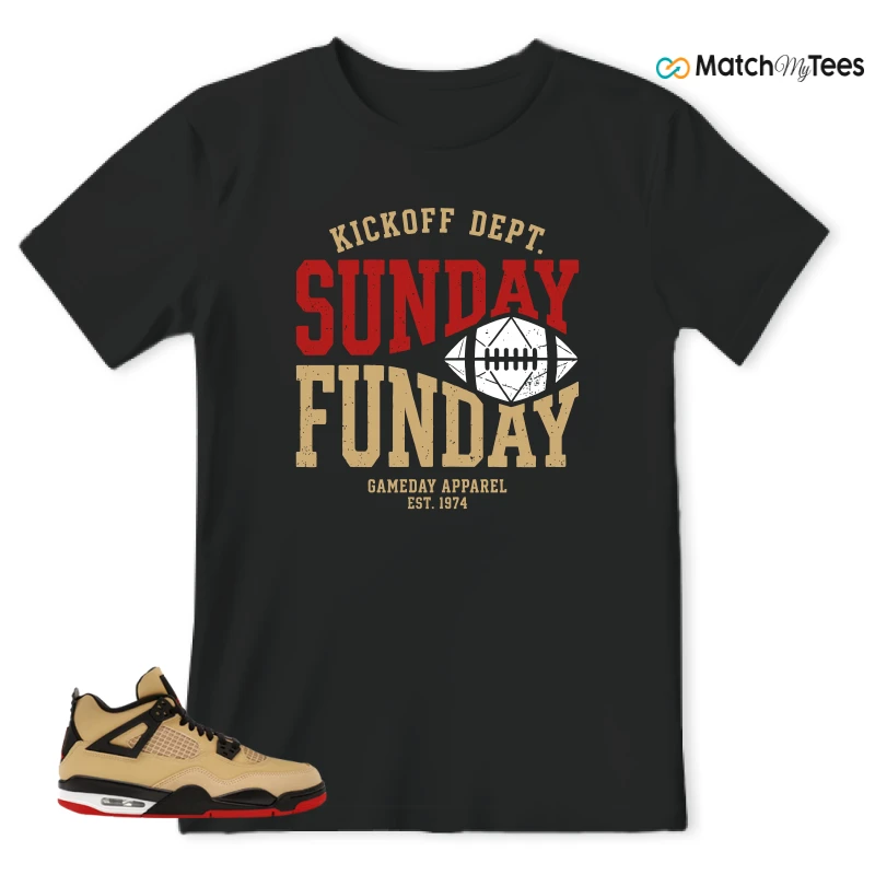NIKE AIR JORDAN 4 RETRO GS PIZZA SNEAKER Matching Tees t-shirt
