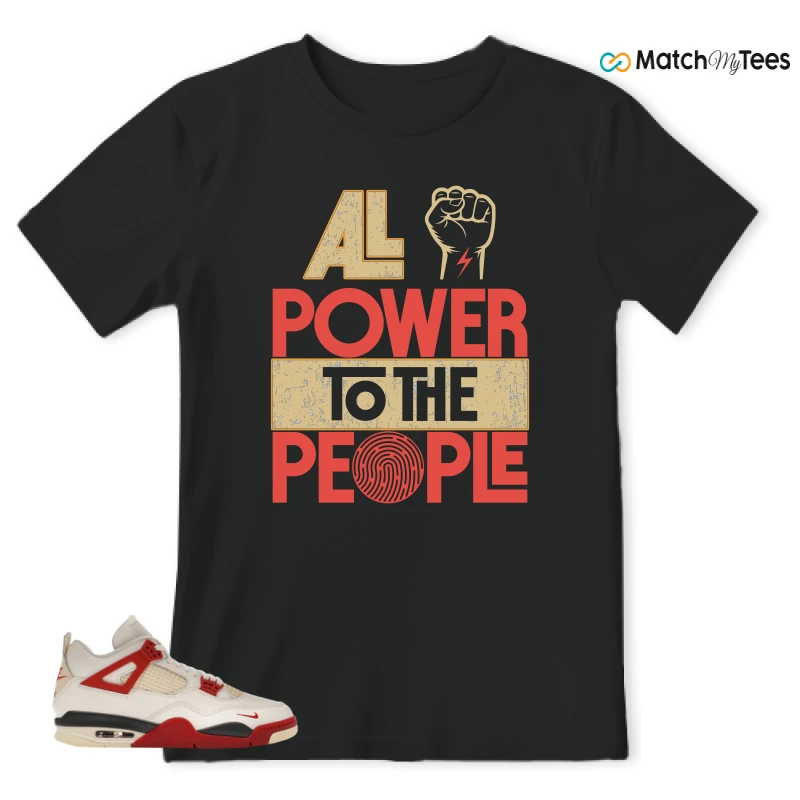 NIKE AIR JORDAN 4 RETRO OG NIGEL SYLVESTER X SP BRICK AFTER BRICK SNEAKER Matching Tees t-shirt
