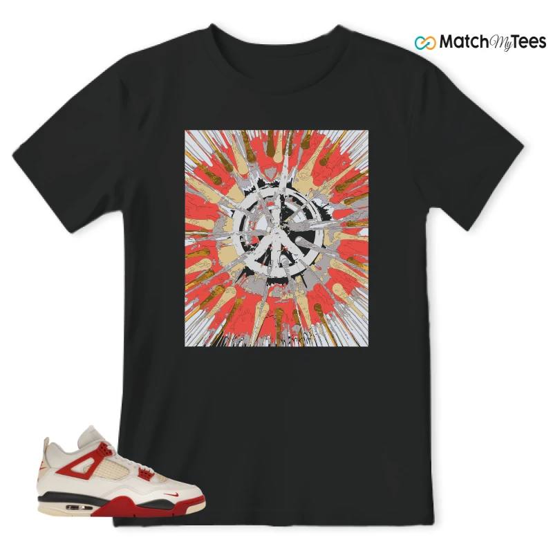 NIKE AIR JORDAN 4 RETRO OG NIGEL SYLVESTER X SP BRICK AFTER BRICK SNEAKER Matching Tees t-shirt