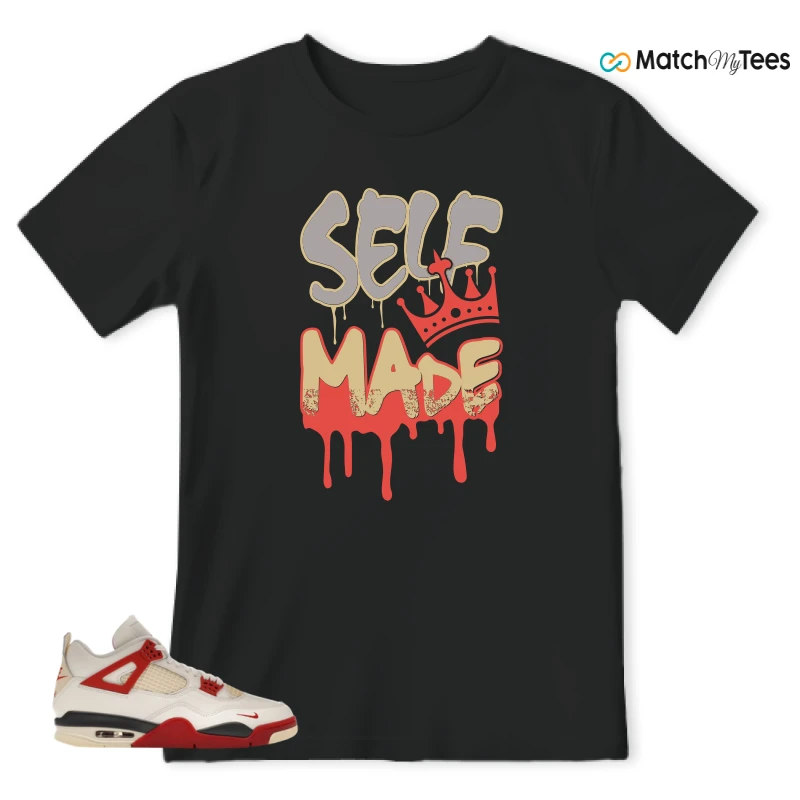 NIKE AIR JORDAN 4 RETRO OG NIGEL SYLVESTER X SP BRICK AFTER BRICK SNEAKER Matching Tees t-shirt