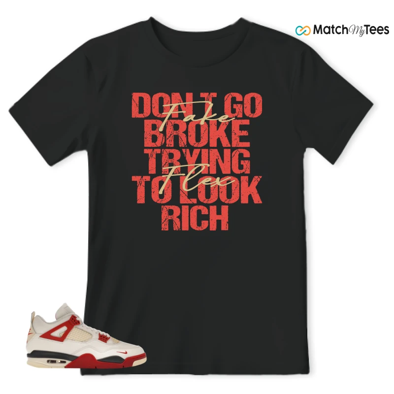 NIKE AIR JORDAN 4 RETRO OG NIGEL SYLVESTER X SP BRICK AFTER BRICK SNEAKER Matching Tees t-shirt