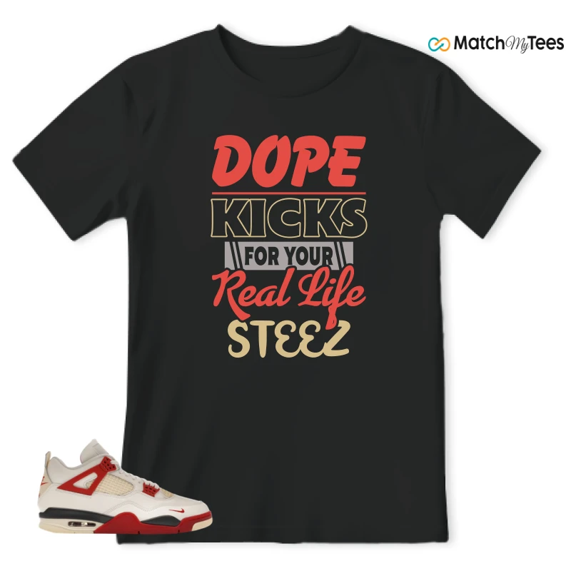 NIKE AIR JORDAN 4 RETRO OG NIGEL SYLVESTER X SP BRICK AFTER BRICK SNEAKER Matching Tees t-shirt