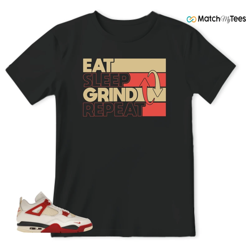 NIKE AIR JORDAN 4 RETRO OG NIGEL SYLVESTER X SP BRICK AFTER BRICK SNEAKER Matching Tees t-shirt