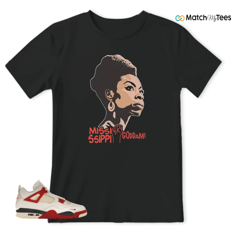 NIKE AIR JORDAN 4 RETRO OG NIGEL SYLVESTER X SP BRICK AFTER BRICK SNEAKER Matching Tees t-shirt