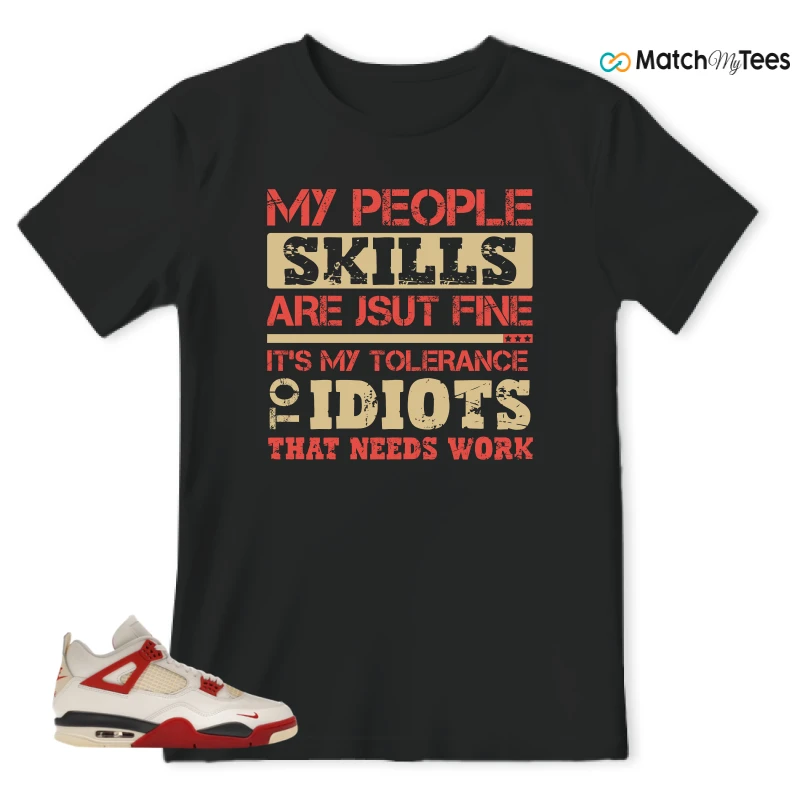 NIKE AIR JORDAN 4 RETRO OG NIGEL SYLVESTER X SP BRICK AFTER BRICK SNEAKER Matching Tees t-shirt