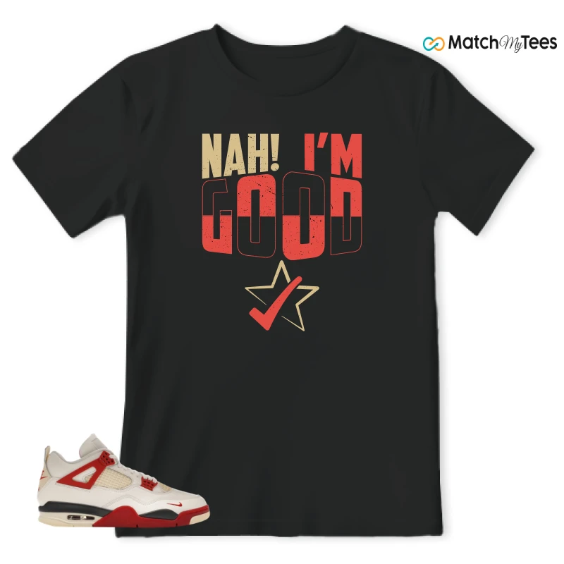NIKE AIR JORDAN 4 RETRO OG NIGEL SYLVESTER X SP BRICK AFTER BRICK SNEAKER Matching Tees t-shirt