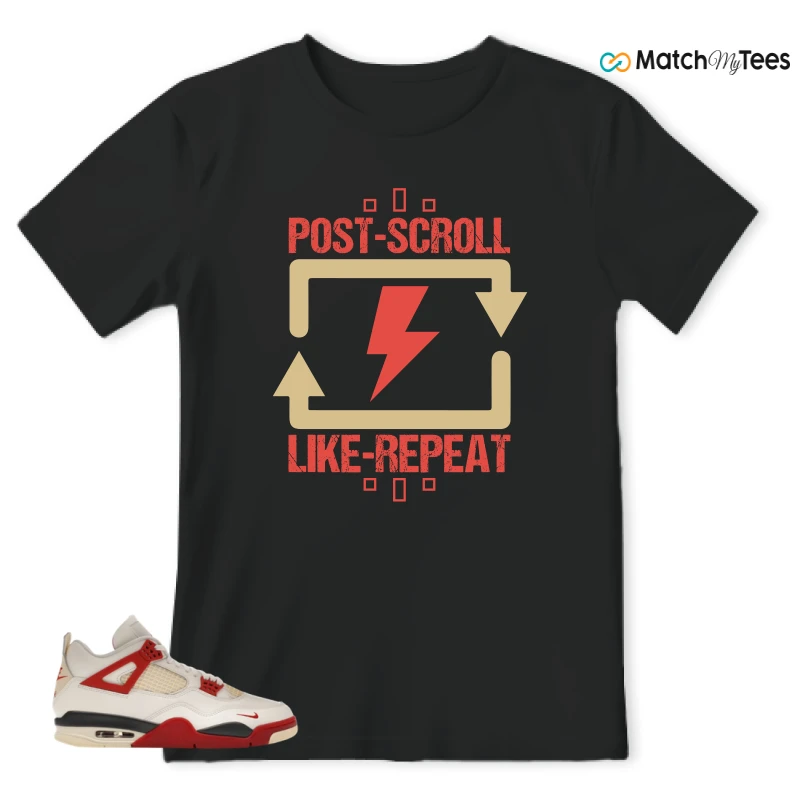 NIKE AIR JORDAN 4 RETRO OG NIGEL SYLVESTER X SP BRICK AFTER BRICK SNEAKER Matching Tees t-shirt