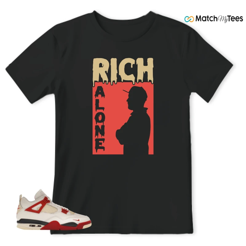 NIKE AIR JORDAN 4 RETRO OG NIGEL SYLVESTER X SP BRICK AFTER BRICK SNEAKER Matching Tees t-shirt