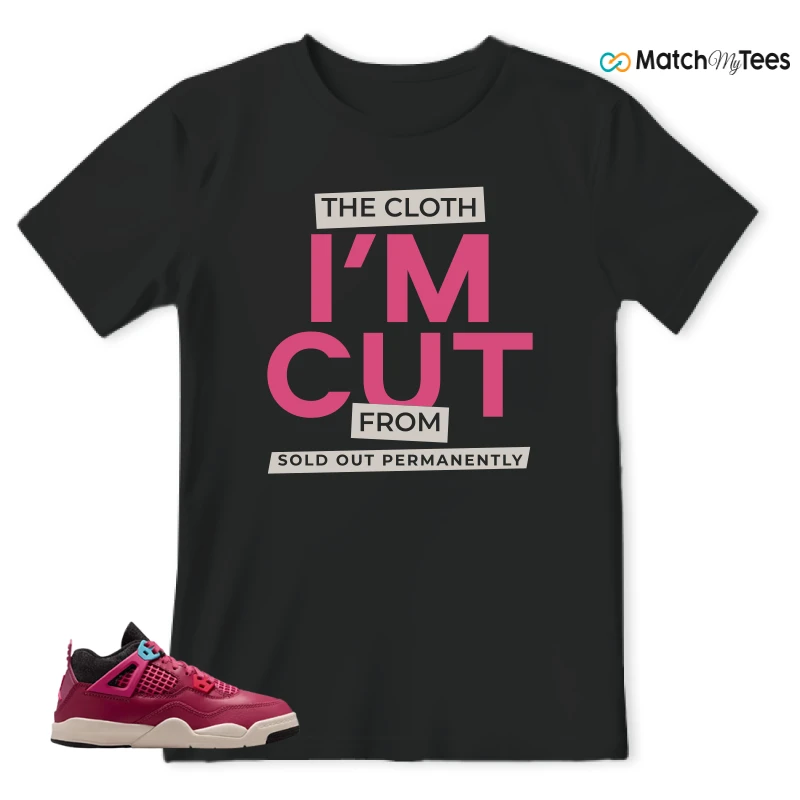 I'm Cut Black matching T-shirt T-shirt