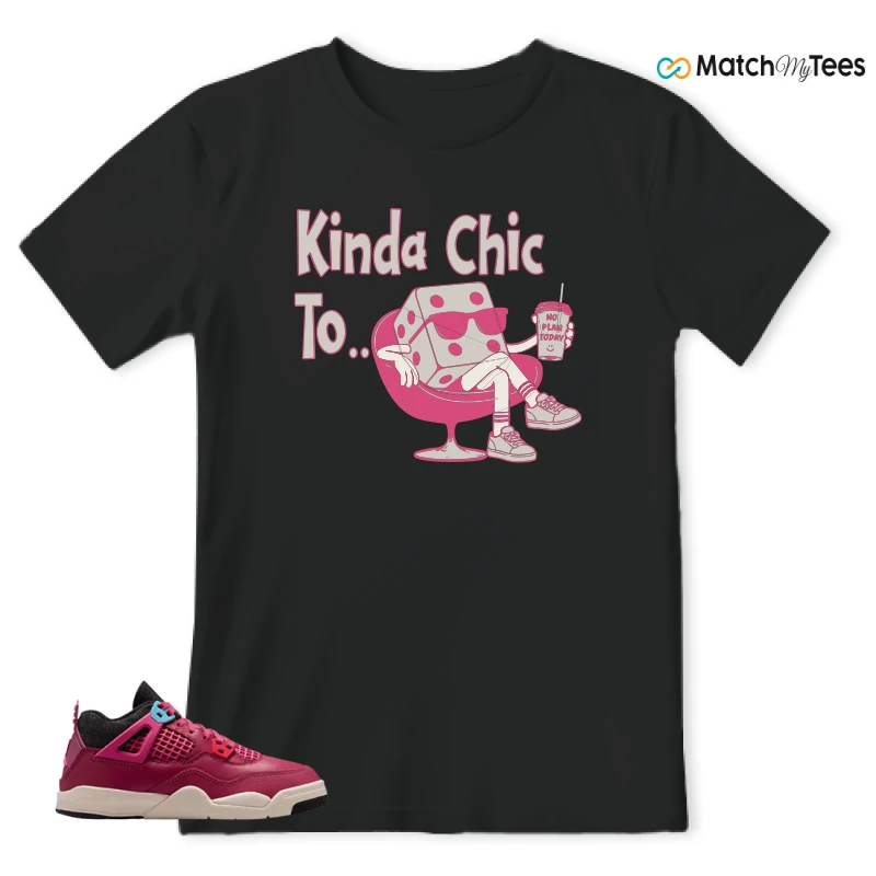 NIKE AIR JORDAN 4 RETRO SHE'S A STAR SNEAKER Matching Tees t-shirt