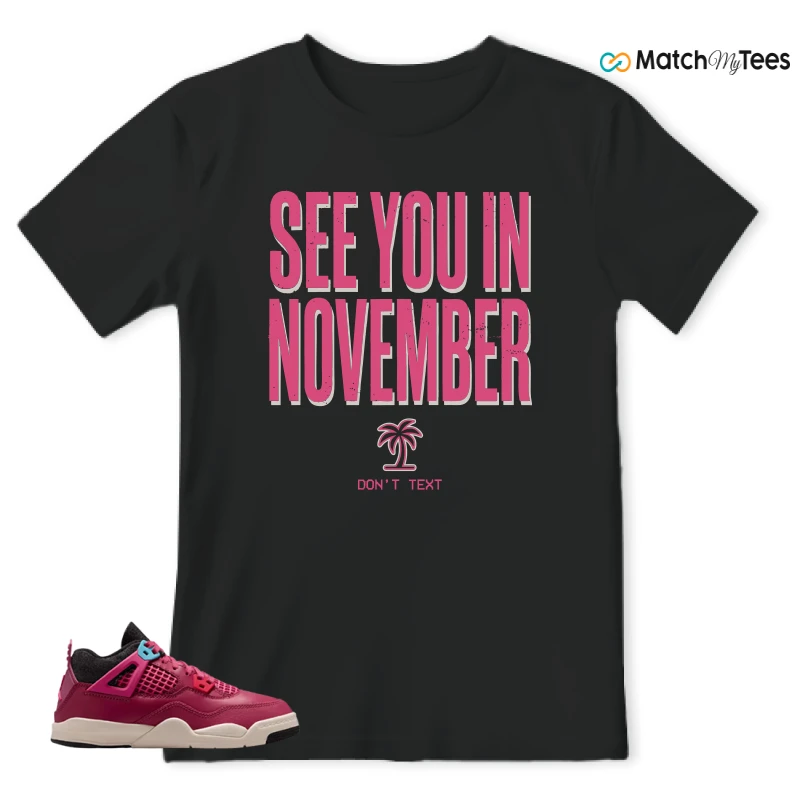NIKE AIR JORDAN 4 RETRO SHE'S A STAR SNEAKER Matching Tees t-shirt