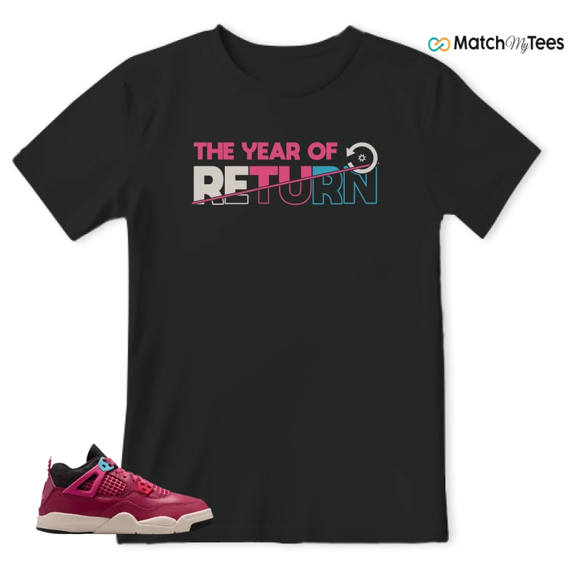 NIKE AIR JORDAN 4 RETRO SHE'S A STAR SNEAKER Matching Tees t-shirt
